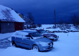 Vinter på Öland. Winter in Öland