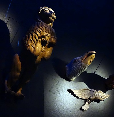 Galjonsfigurer på Göteborgs sjöfartmuseum